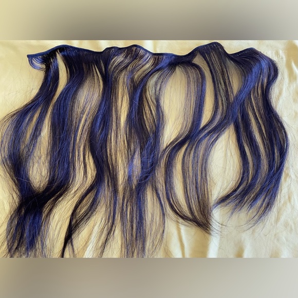 Real hair extensions, 4 piece - Picture 3 of 4